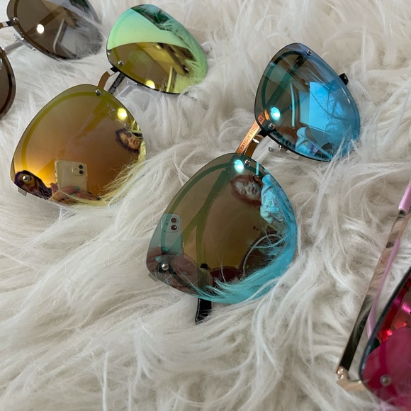 Block The Haters Oversized Aviators- Sky Blue - Picture 16 of 16